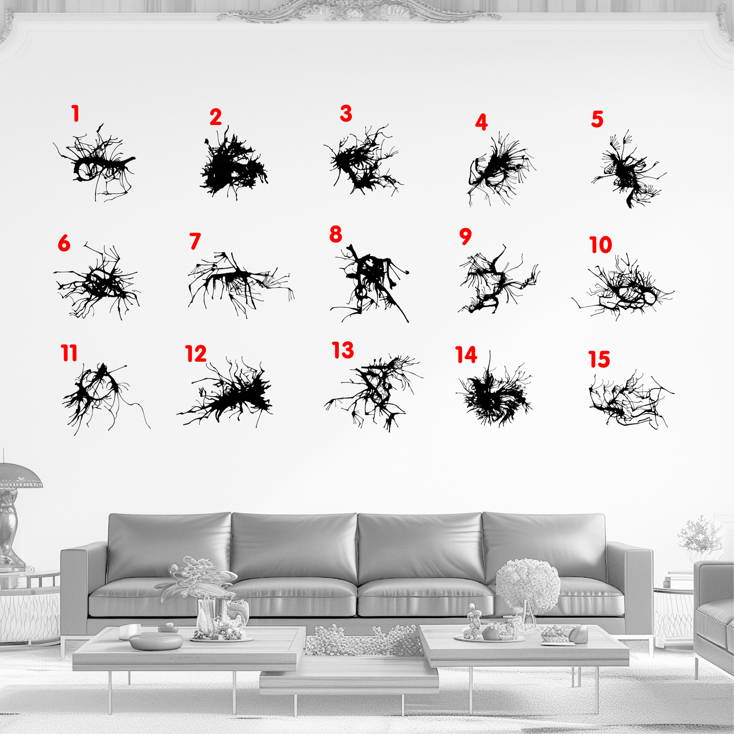Ink Splatter Mural