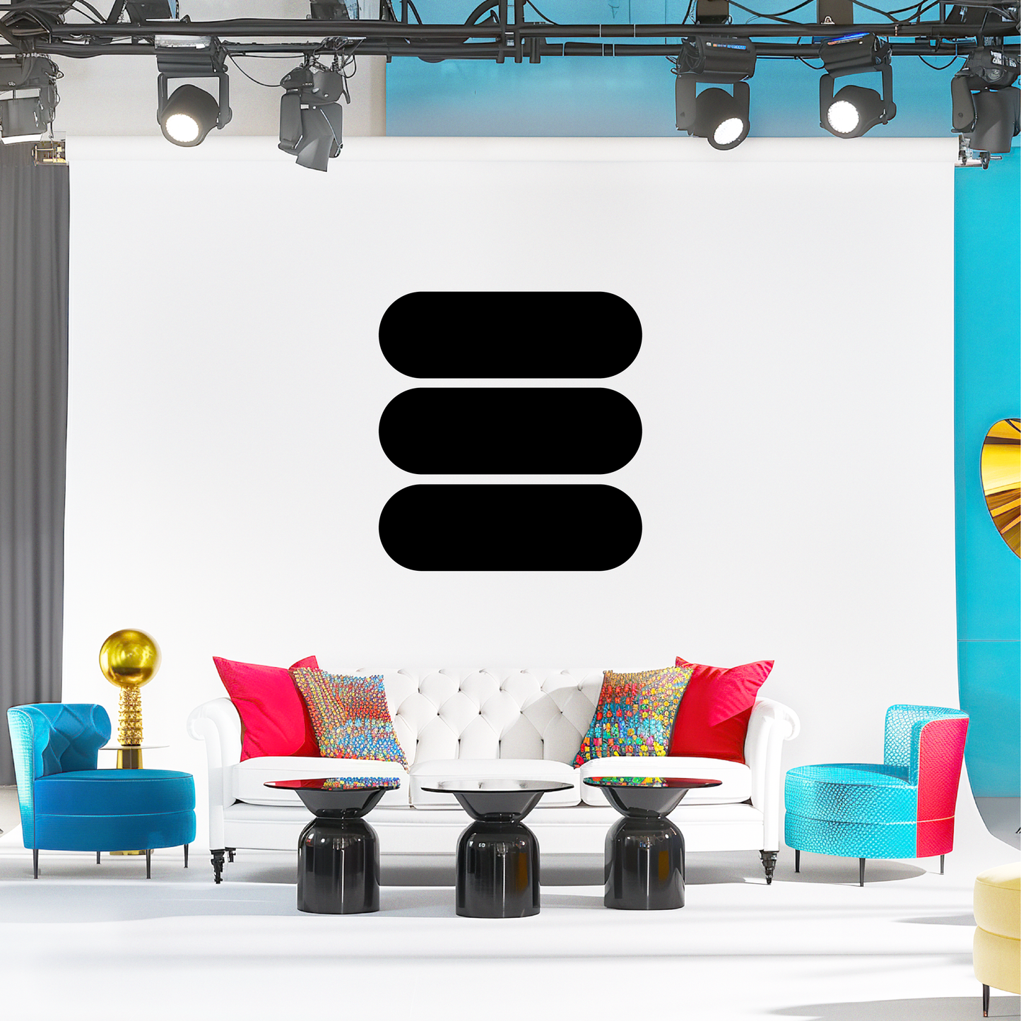 Three Squircle Stack
