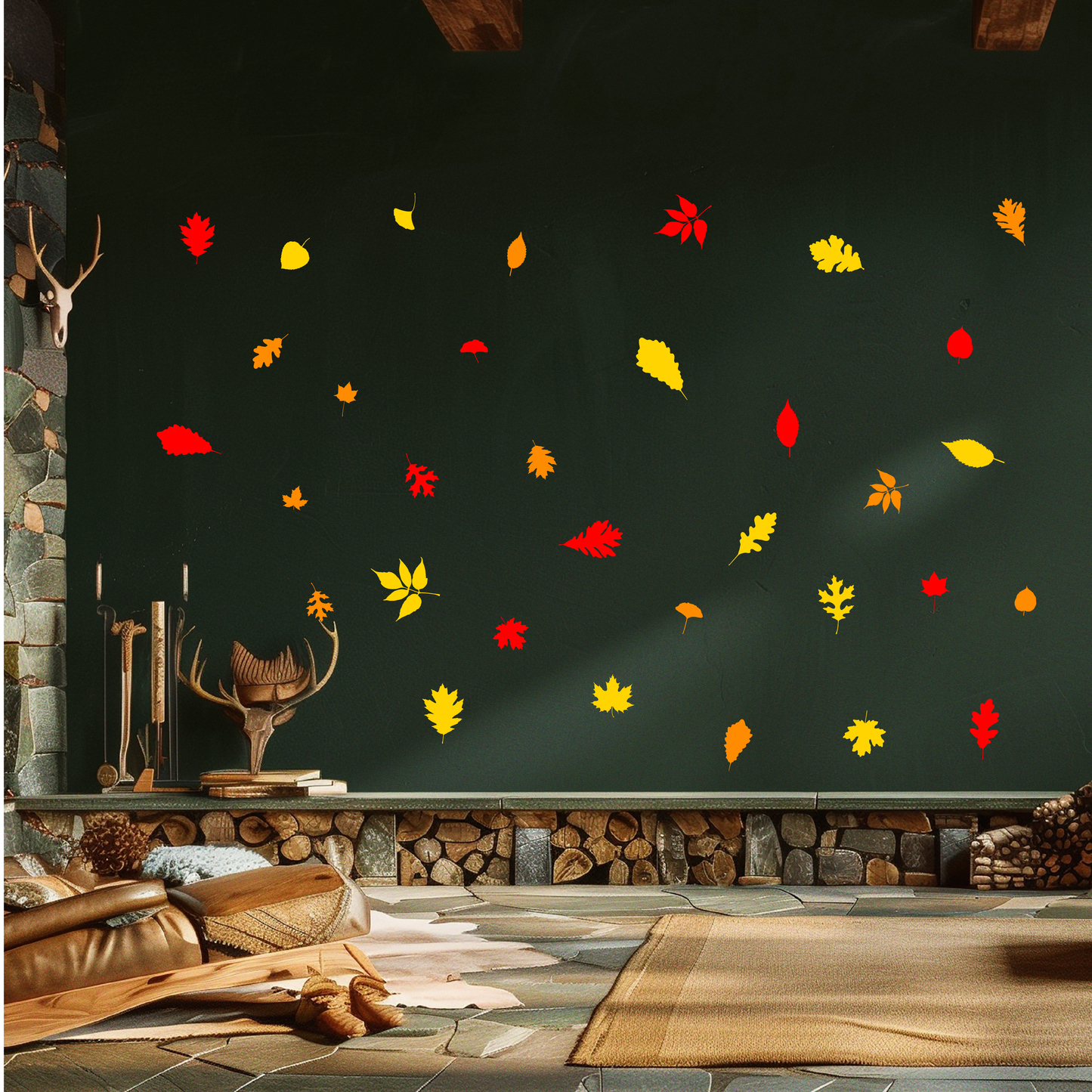 Autumn Leaves Wall