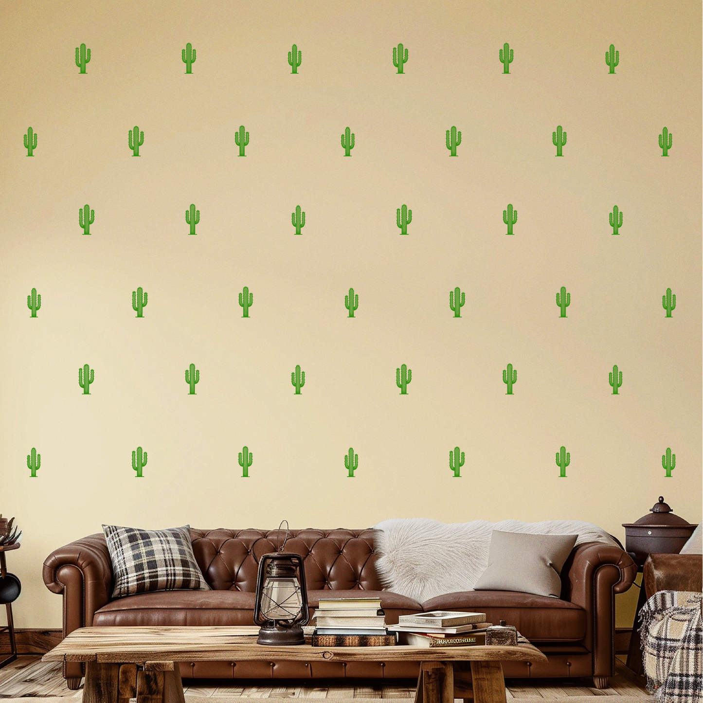 Saguaro Cactus Icon Wall