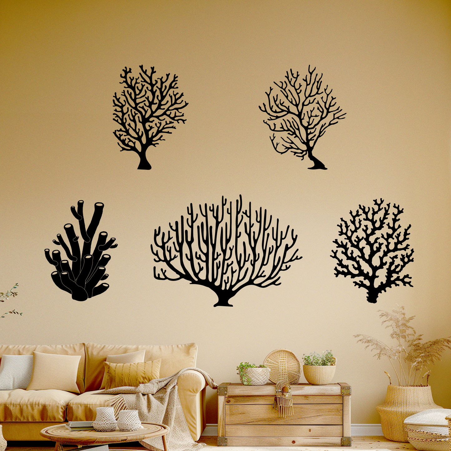 Branching Coral Varieties