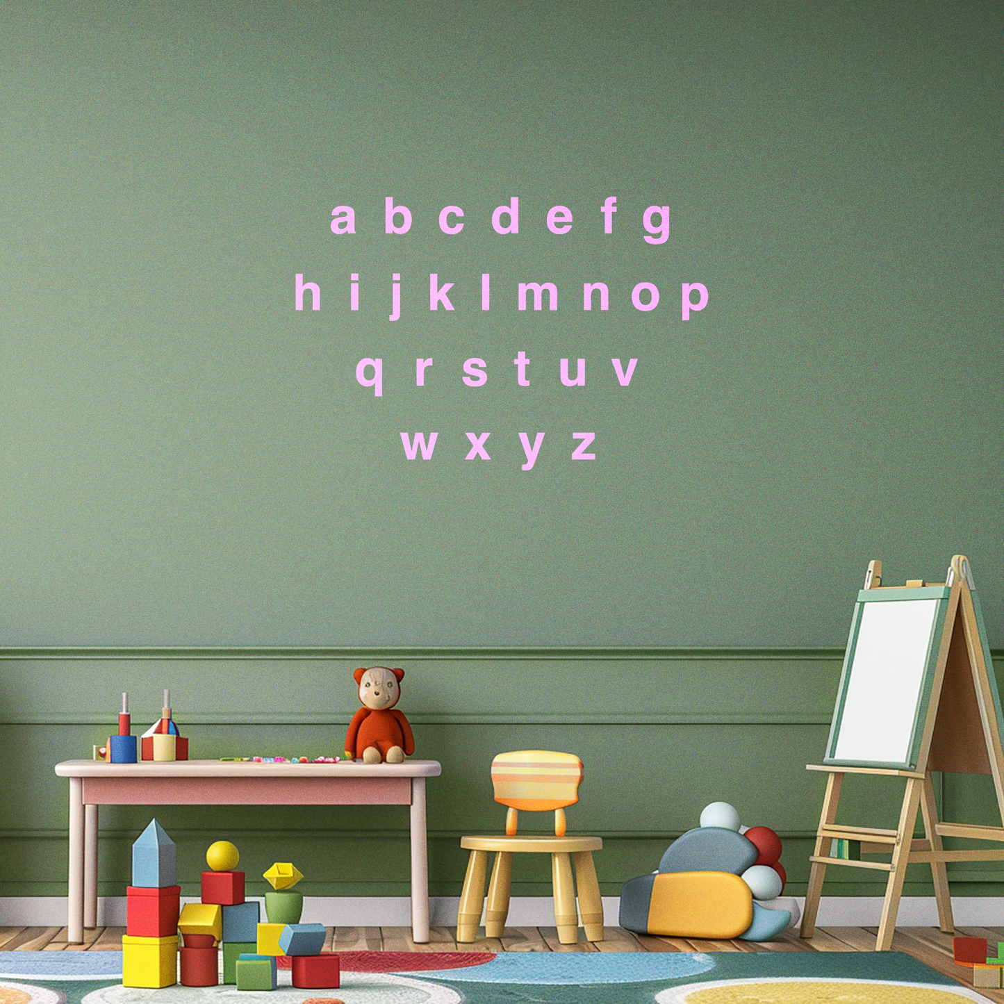 Helvetica Alphabet - Lower Case