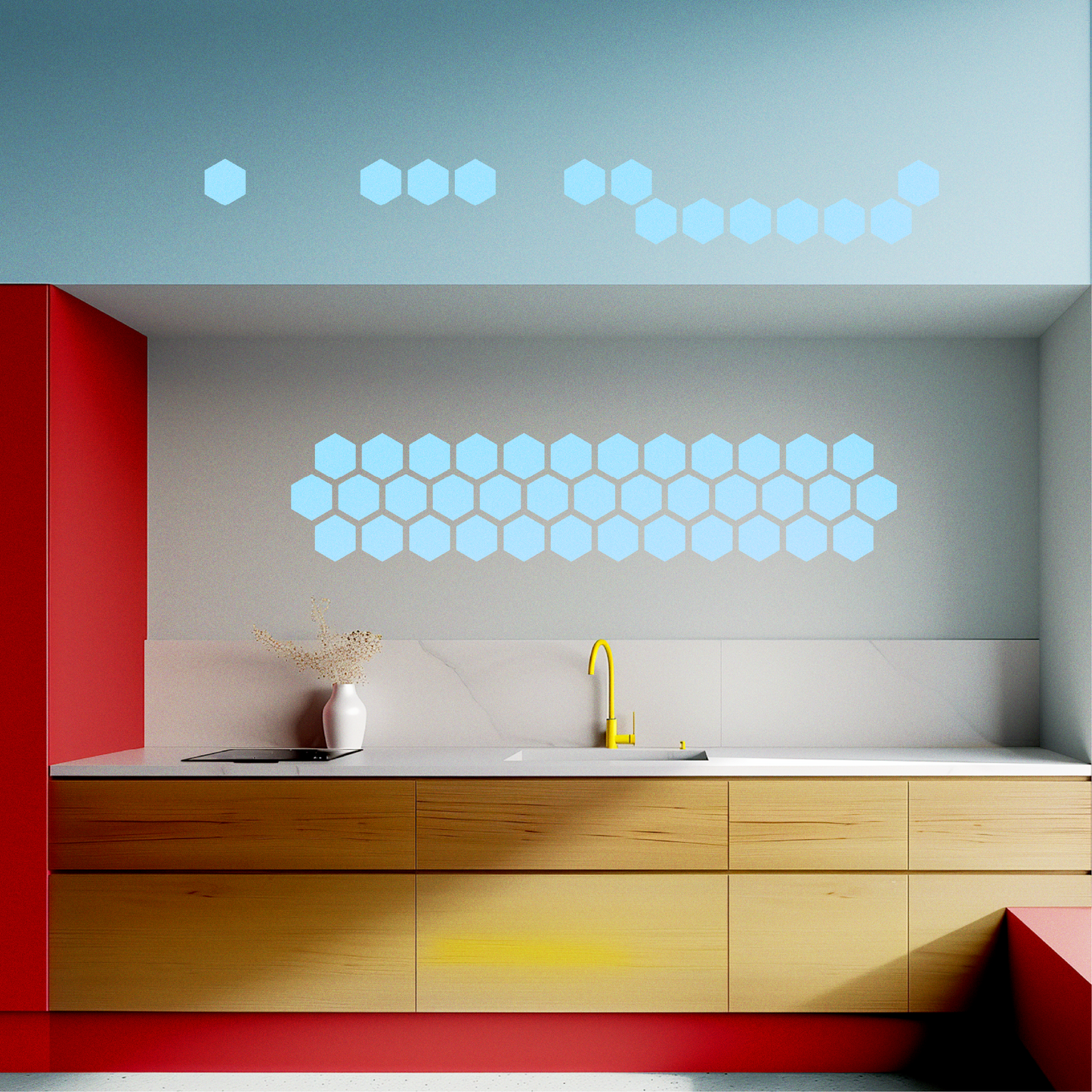 Modular Hexagons - Whole Wall Kit