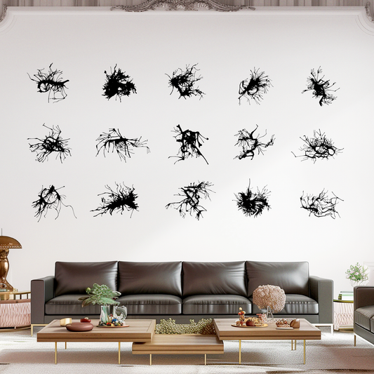 Ink Splatter Mural