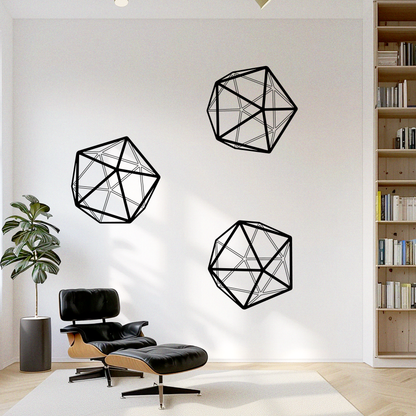 Three Icosahedrons