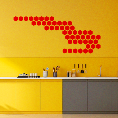 Modular Hexagons - Whole Wall Kit